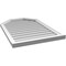 Ekena Millwork Octagonal Top Surface Mount PVC Gable Vent w/ 2"W x 2"P Brickmould Sill Frame, 26"W x 38"H GVPOT26X3803SN - alternate 2